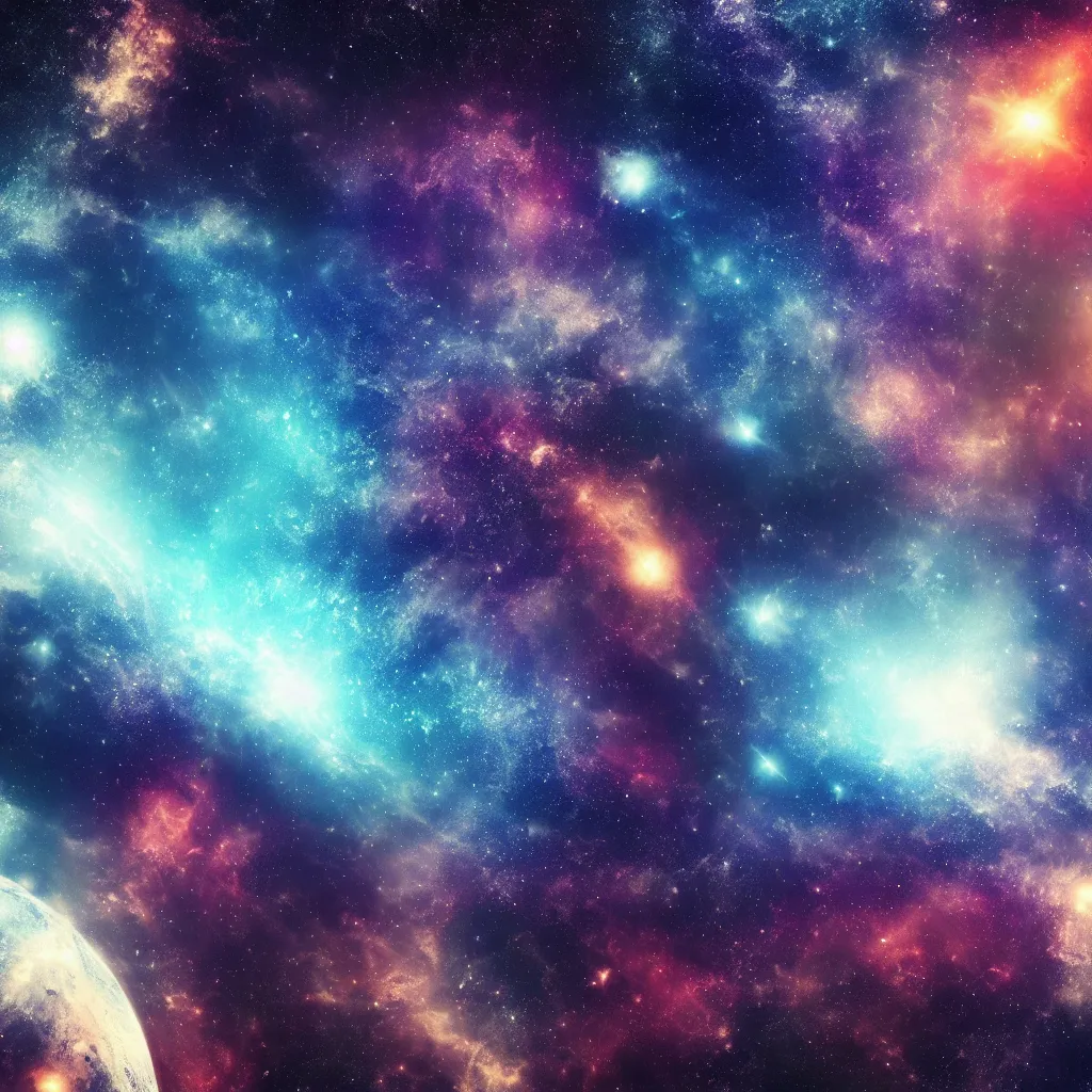 Prompt: space themed texture, 4k