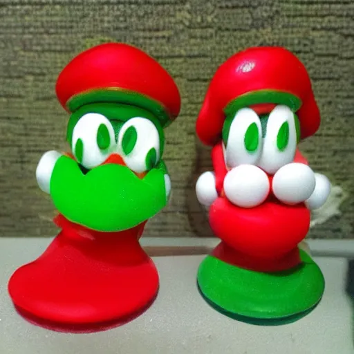 Image similar to green mario and red luigi