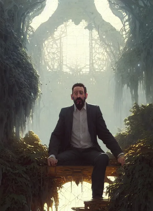 Image similar to highly detailed portrait of issam harris, stephen bliss, unreal engine, fantasy art by greg rutkowski, loish, rhads, ferdinand knab, makoto shinkai and lois van baarle, ilya kuvshinov, rossdraws, tom bagshaw, alphonse mucha, global illumination, radiant light, detailed and intricate environment