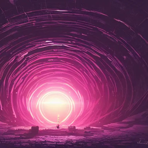 Prompt: unreal engine render a black hole, by alena aenami