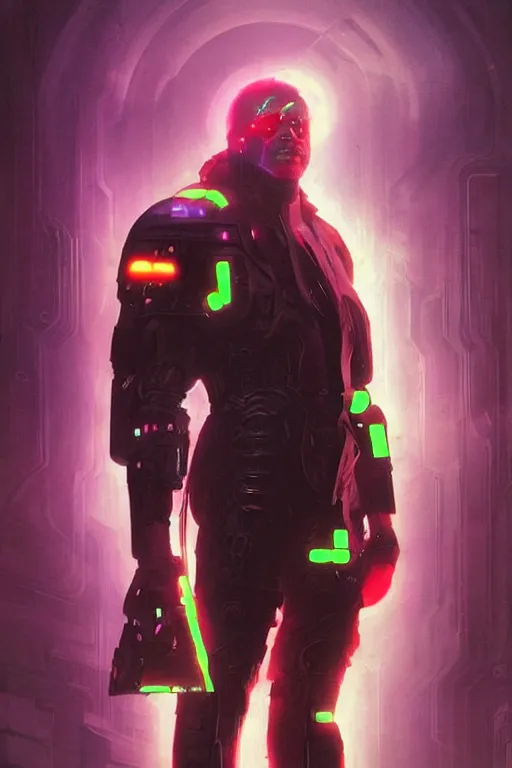 Prompt: cyborg Boris Johnson as Bishop Xman in cyberpunk, neon lighting, digital art from artstation by Ruan Jia and Mandy Jurgens and Artgerm and william-adolphe bouguereau and Greg Rutkowski and Wayne Barlowe