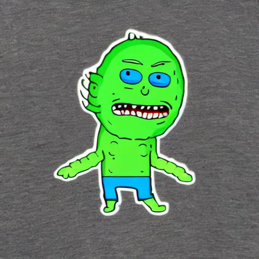 Image similar to pickle rick