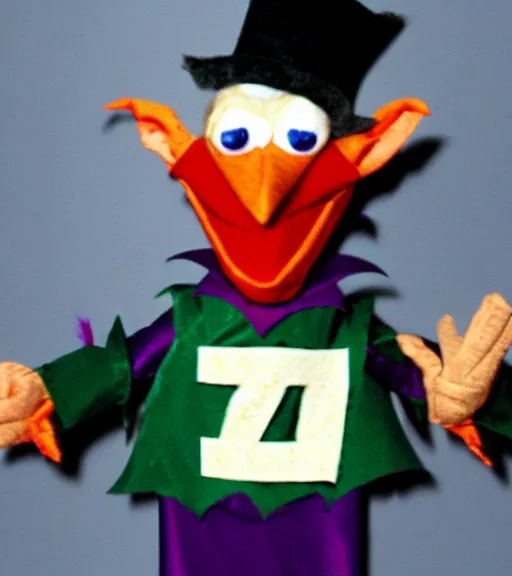 Prompt: count von count puppet