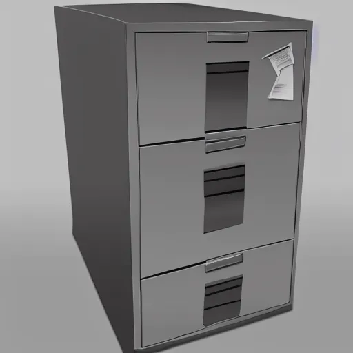 Image similar to filing cabinet overflowing with paperwork, stack of papers, metal filing cabinet, concept art, colored sketch, artstation award, detailed, explosive, flying papers