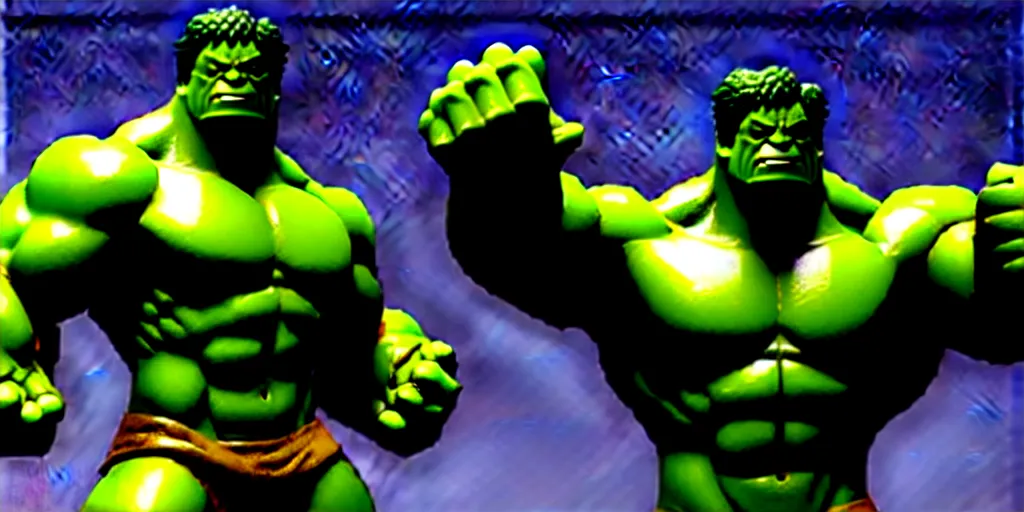 Prompt: marvel legacy replica hulk limited edition statue, artstation