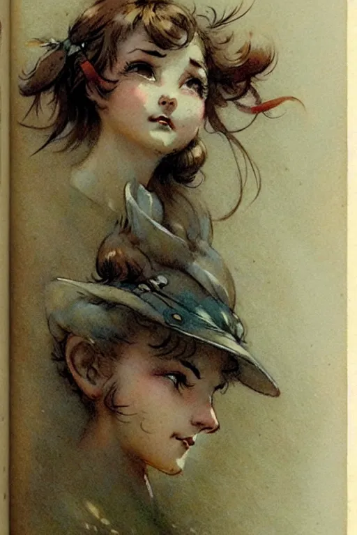 Image similar to ( ( ( ( ( 1 9 5 0 s art book page. muted colors. ) ) ) ) ) by jean - baptiste monge!!!!!!!!!!!!!!!!!!!!!!!!!!!!!!