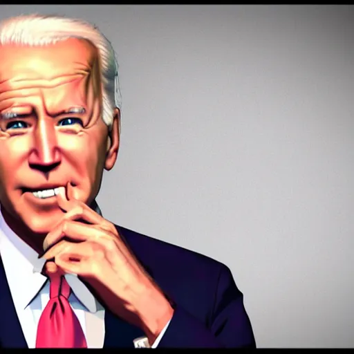 Prompt: joe biden playing ddlc, photo, realistic, detailed