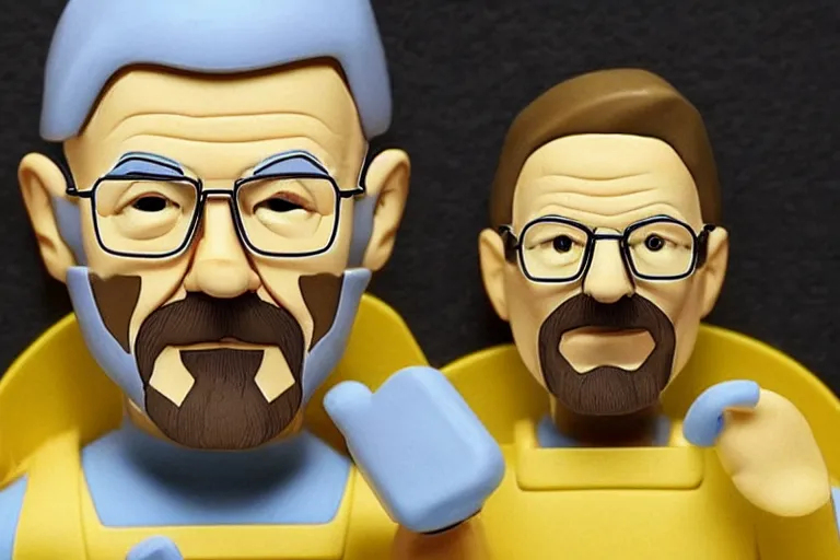 Prompt: walter white as a mcdonald meal toy