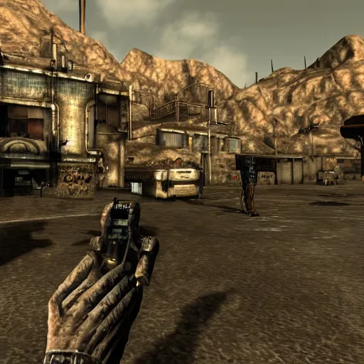Prompt: fallout new vegas ultra modded ue 5 best graphics