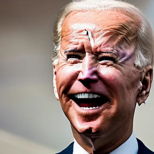 Image similar to Joe Biden trapped in giant mason jar