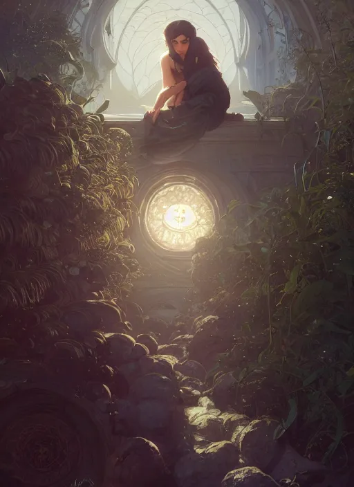 Image similar to highly detailed portrait of issam harris, unreal engine, fantasy art by greg rutkowski, loish, rhads, ferdinand knab, makoto shinkai and lois van baarle, ilya kuvshinov, rossdraws, tom bagshaw, alphonse mucha, global illumination, radiant light, detailed and intricate environment