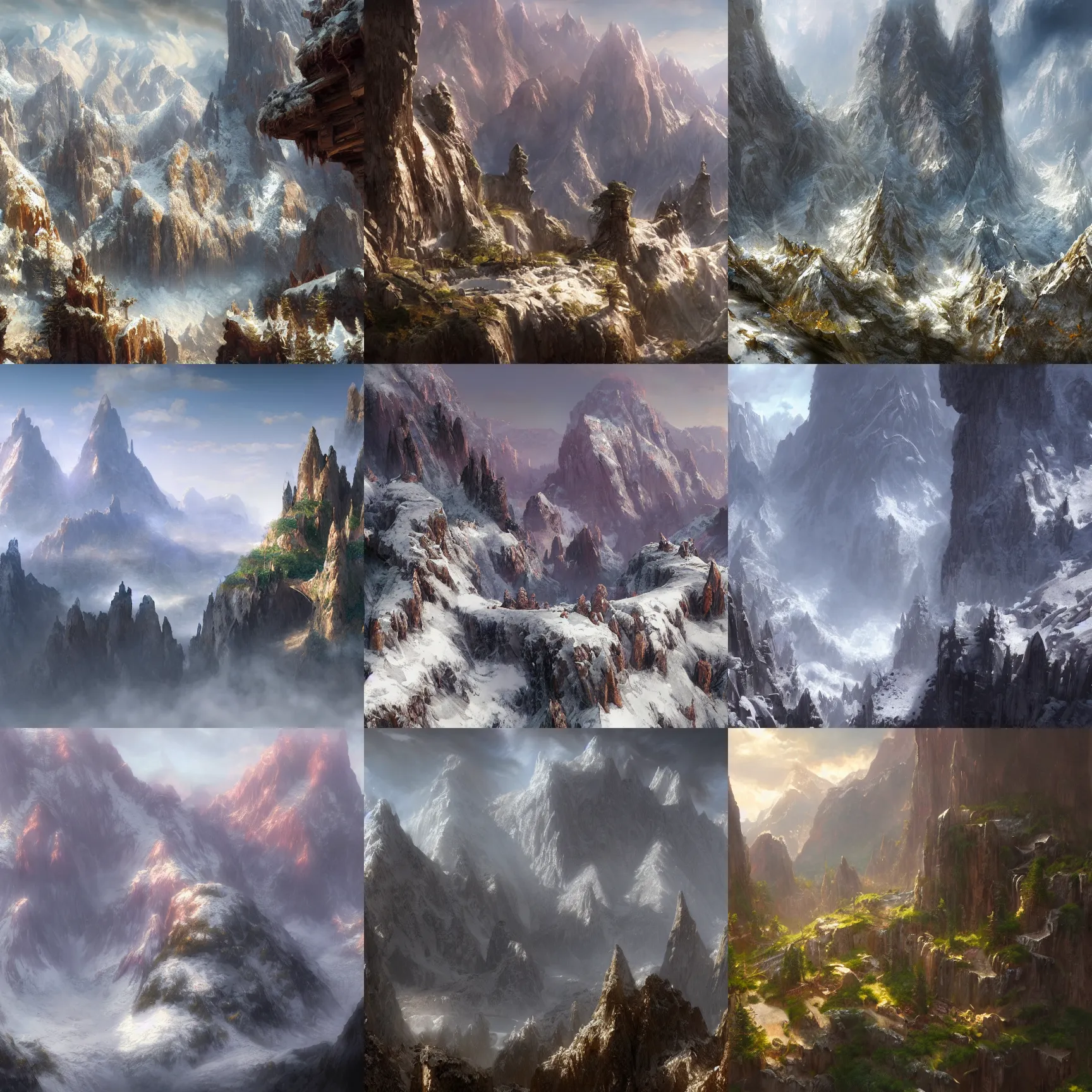 A highly detailed 4K fantasy matte painting of white | Stable Diffusion ...