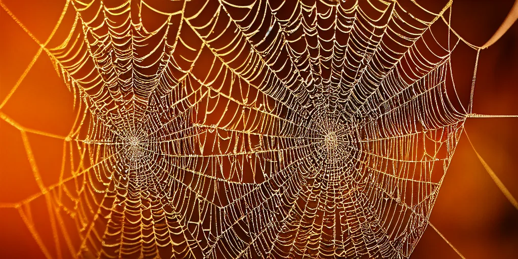 Prompt: fractal spiderweb encased in amber, bubbles, translucent, bokeh, realistic, hyperdetailed