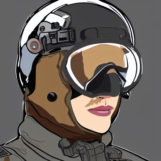 fighter pilot helmet art