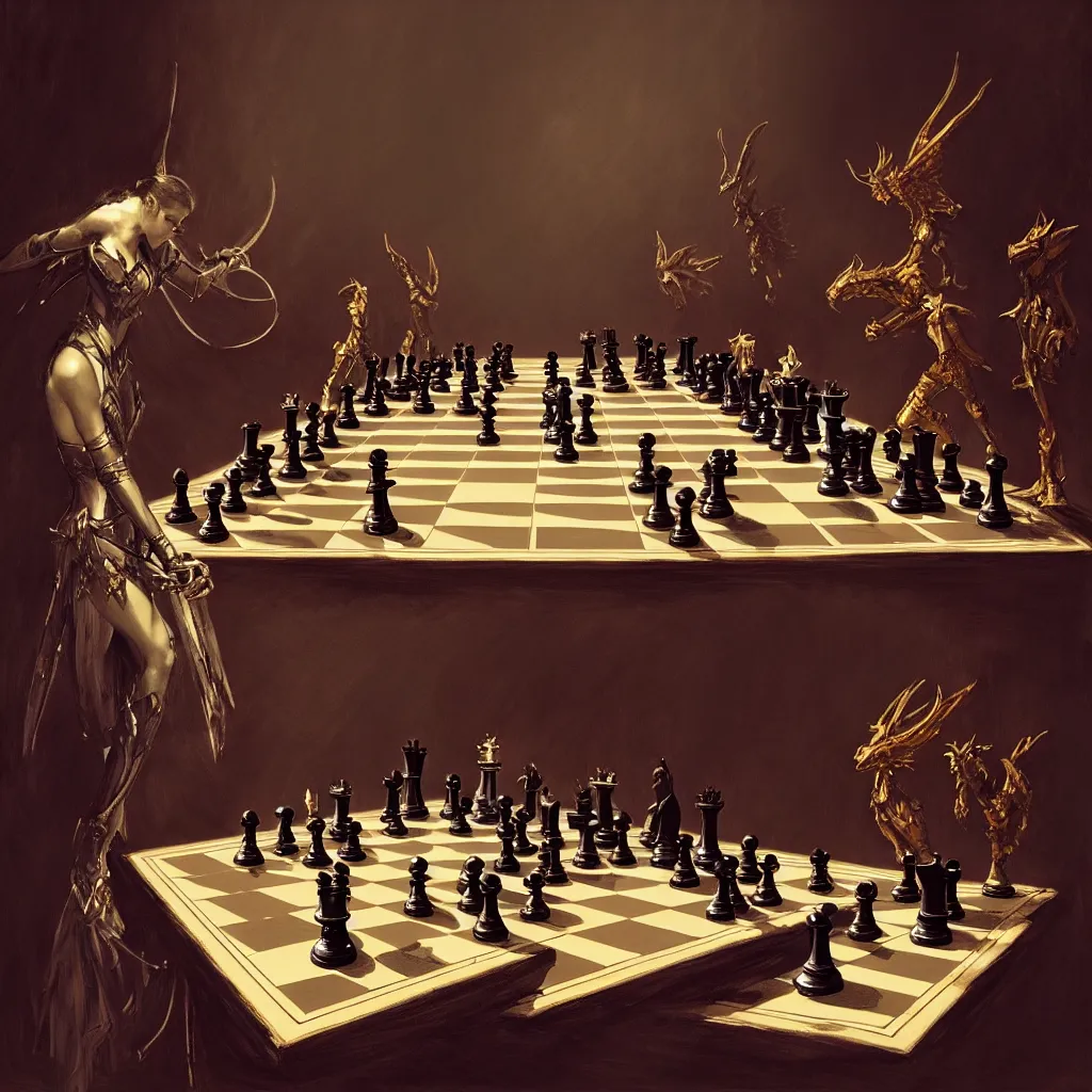 Fantasy Chess game invented by Johan Framhout