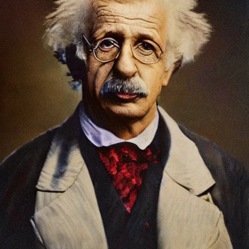 Prompt: australian einstein portrait