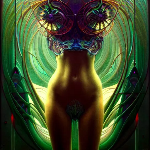 Image similar to extremely psychedelic beautiful brutalist organisms infected by night. intricate, elegant, highly detailed, extremely lifelike photorealistic digital painting, artstation. steichen, gaston bussiere, tom bagshaw, brutalist cyberpunk alphonse mucha. elegant minimalism. anatomically correct. sharp focus. white. surreal lush cosmic hallucination