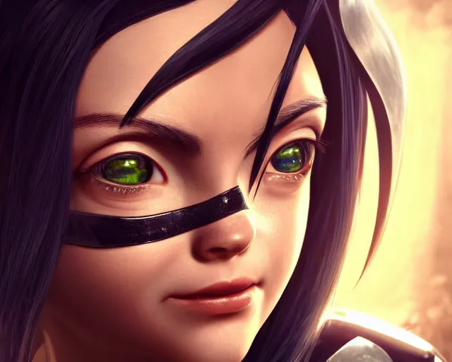 Image similar to battle angel alita, beautiful portrait, doe eyes, mouth open in awe, photorealistic, lifelike, human actress, octane engine, cinematic lighting, high detail, high resolution