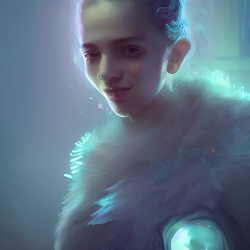 Image similar to A beautiful portrait of huggy-wuggy from poppy playtime video game, fullbody, ultra high detailed, glowing lights, oil painting, Greg Rutkowski, Charlie Bowater, Beeple, unreal 5, DAZ, hyperrealistic, octane render, RPG portrait, dynamic lighting, fantasy art, beautiful face