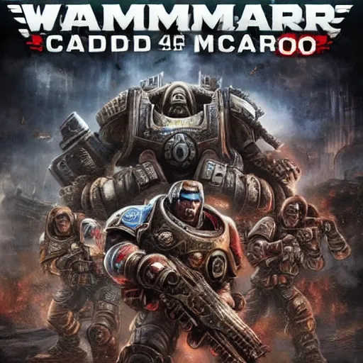 Prompt: warhammer 4 0 k gears of war codex