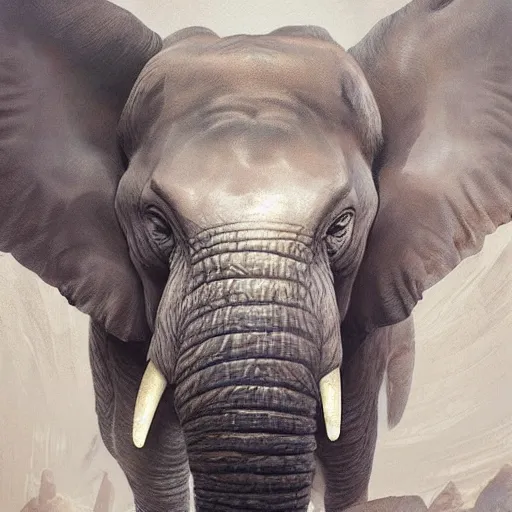 Prompt: a commission of a muscular athropomorphic elephant,digital art,art by greg rutkowski,charles bowater,ross tran,hyperdetailed,detailed face,photorealistic,professional lightimg,dramatic,cool,award winning,2022,victorian