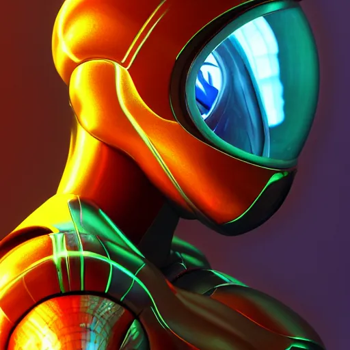 Image similar to Photorealistic zero suit samus. Hyperdetailed photorealism, 108 megapixels, amazing depth, glowing rich colors, powerful imagery, psychedelic Overtones, 3D finalrender, 3d shading, cinematic lighting, artstation concept art