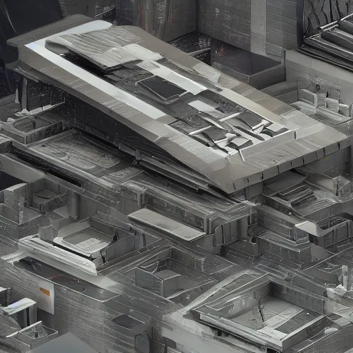 Image similar to sci-fi brutalist bauhaus motherboard wall panel structure on the coronation of napoleon painting and point cloud hologram in the middle, unreal engine 5, keyshot, octane, artstation trending, ultra high detail, ultra realistic, cinematic, 8k, 16k, in style of zaha hadid, in style of nanospace Michael Menzelincev, in style of Lee SOUDER, colors in style of the Blade Runner 2049, in plastic, dark, tilt shift,