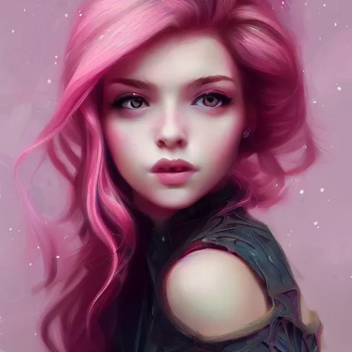 Image similar to teen girl, pink hair, gorgeous, amazing, elegant, intricate, highly detailed, digital painting, artstation, concept art, sharp focus, illustration, art by Ross tran