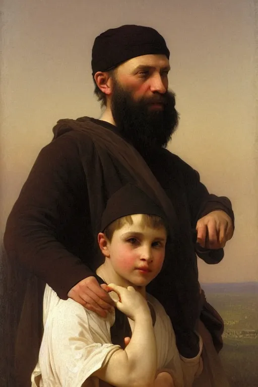 Prompt: Vladimir Putin with Monomakh\'s Cap on by William Adolphe Bouguereau