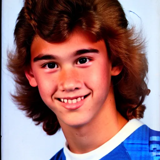 Image similar to 1985 high school year book headshot photos