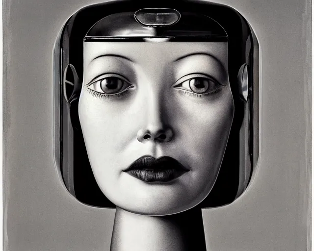 Image similar to a beautiful young female futuristic robot profile face, by laurie lipton, by ralph steadman, daguerrotype, closeup - view, f / 2. 8, low contrast, 1 6 k, x - ray, beautiful lighting, reflective, in a symbolic and meaningful style, surreal dreamy poetic