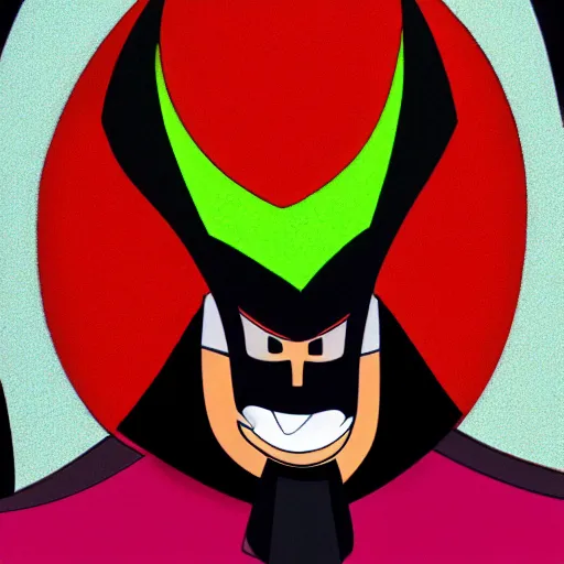 Image similar to a portrait of aku by genndy tartakovsky