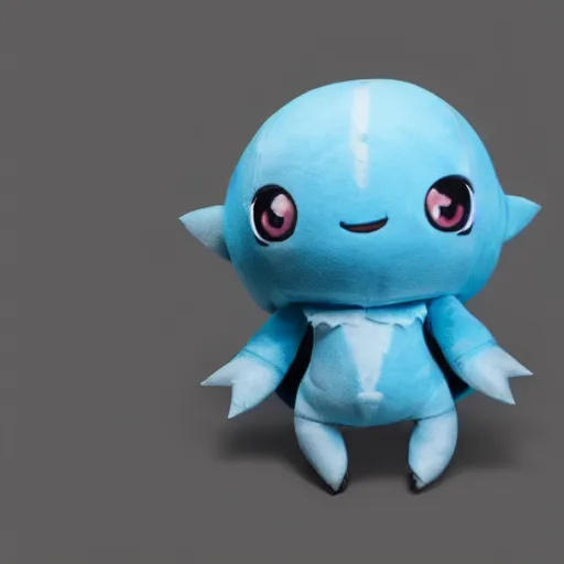 Prompt: cute fumo plush of the lonely creature from the depth of the seas, abyss dweller, chibi, vray