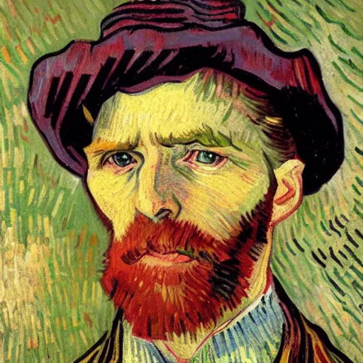 Image similar to nicholas williamson as an 1890s french peasant painted by vincent van gogh