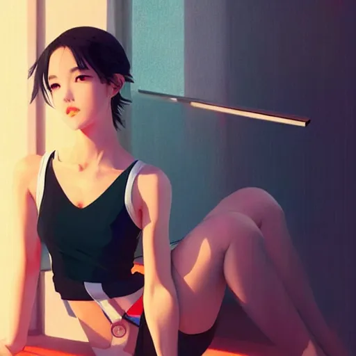 Image similar to a beautiful young japanese natalie portman alluring instagram model in crop top, by guweiz and wlop and ilya kuvshinov and artgerm and makoto shinkai and studio ghibli, symmetrical eyes, aesthetic, gorgeous, stunning, alluring, attractive, artstation, deviantart, pinterest, digital art