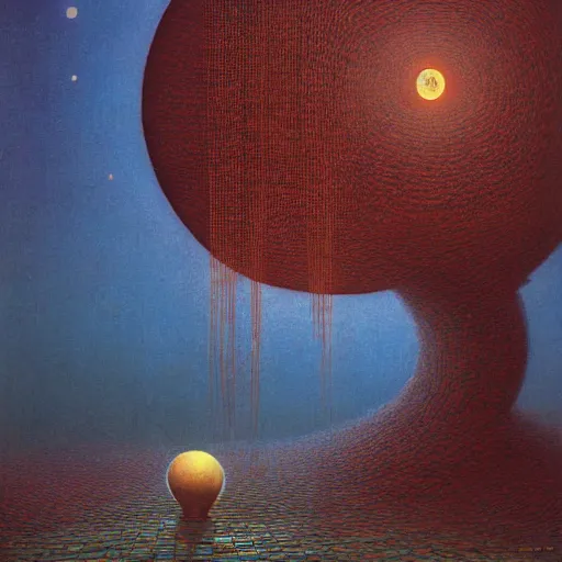 Image similar to satelite futurism by beksinski and gustave dore and gediminas pranckevicius