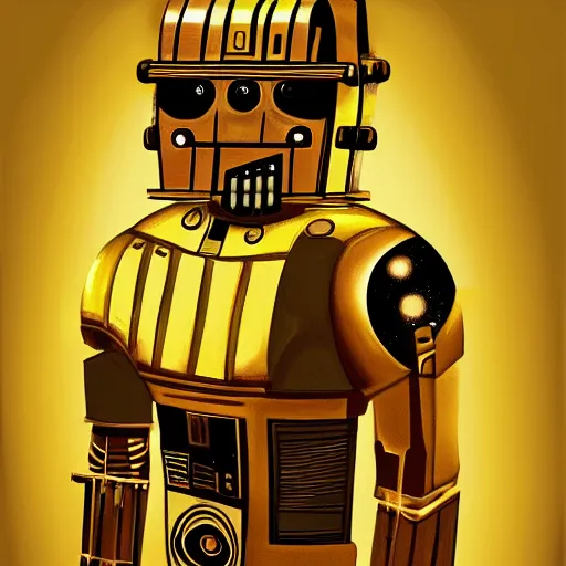 Image similar to painting of c - 3 p 0, digital art