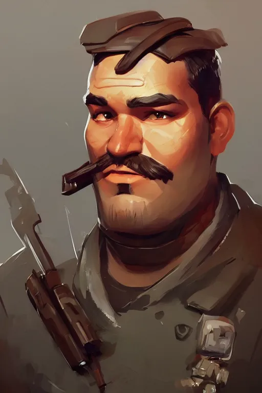 Image similar to beautiful highly detailed realistic stylized character portrait team fortress 2 engineer, detailed character art master portrait by ismail inceoglu, trending on artstation