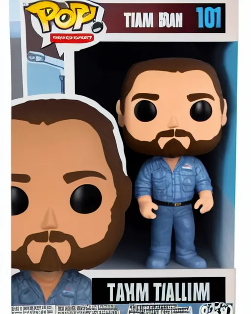 Image similar to A Tim the Toolman Taylor Funko Pop. Photographic, photography