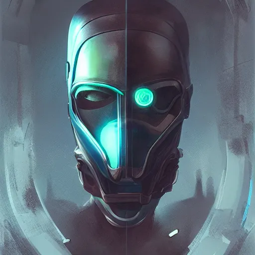 Image similar to mask with a symbol for a society secret, millionaire technocrat, cyberpunk, concept art by jama jurabaev, extremely detailed, brush hard, artstation, jama jurabaev, sparths, andree wallin, edvige faini, balaskas