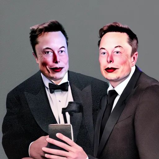 Prompt: a muskrat face swapped with elon musk!!