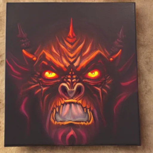 Image similar to dark beast ganon oil painting