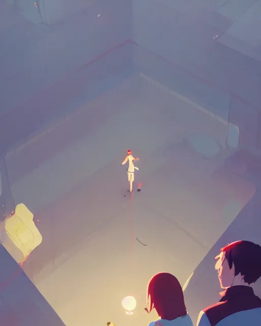 Image similar to crowds,, james gilleard, atey ghailan, makoto shinkai, goro fujita, studio ghibli, rim light, exquisite lighting, clear focus, very coherent, plain background, soft painting