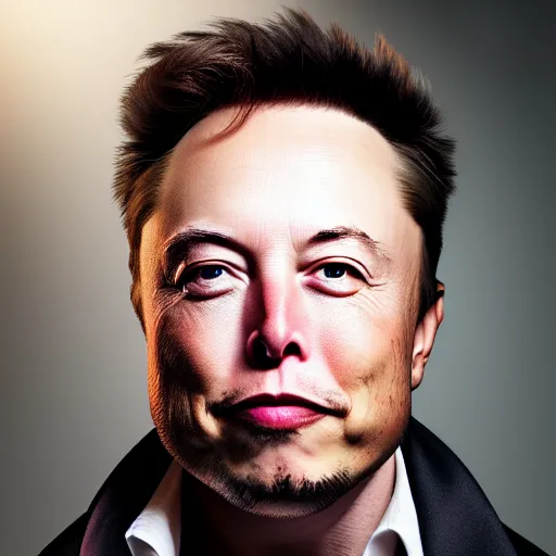 Image similar to closeup portrait of elon musk, art photography, sigma 5 0 mm, f 1. 8, insane details, hyper realistic, 8 k, volumetric lighting, very detailed face, 4 k, award winning