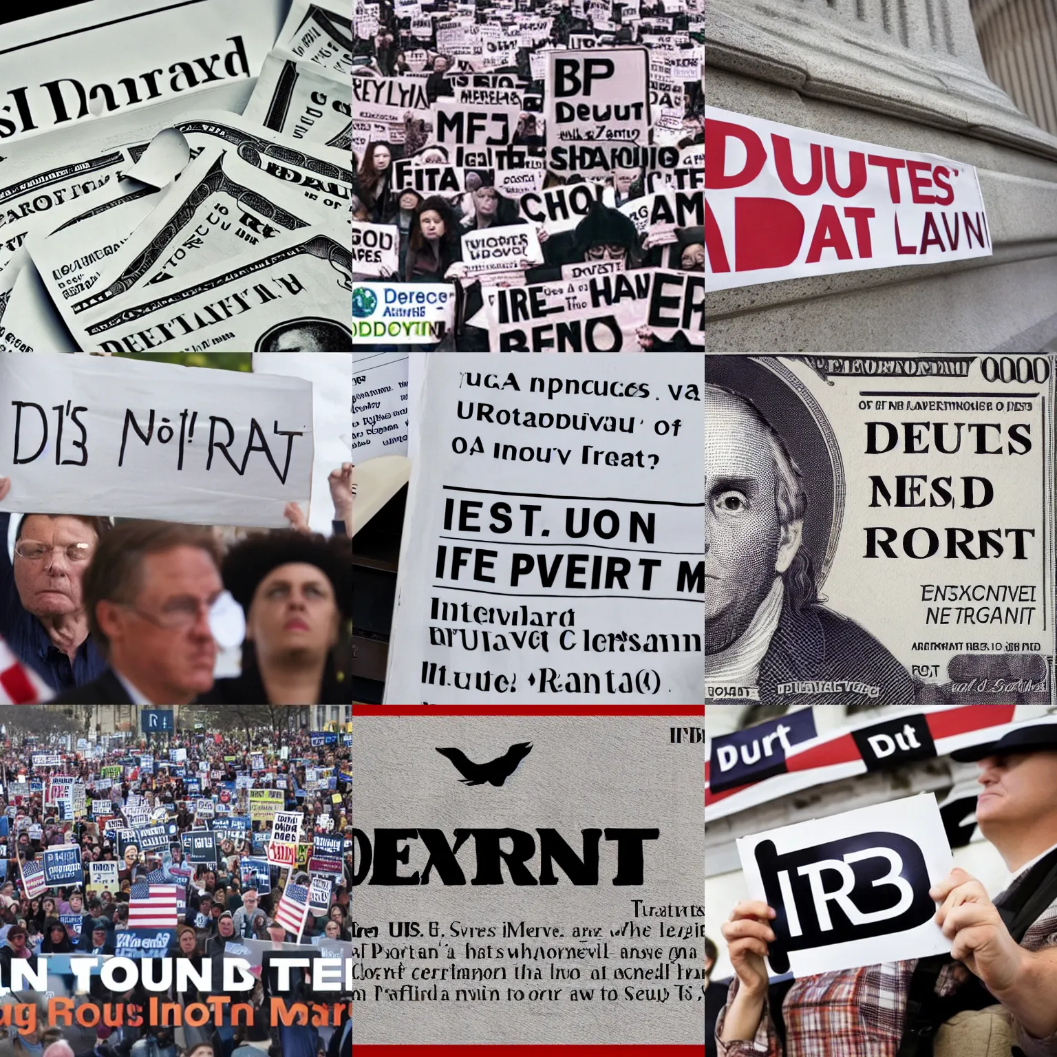 Prompt: defund the irs movement