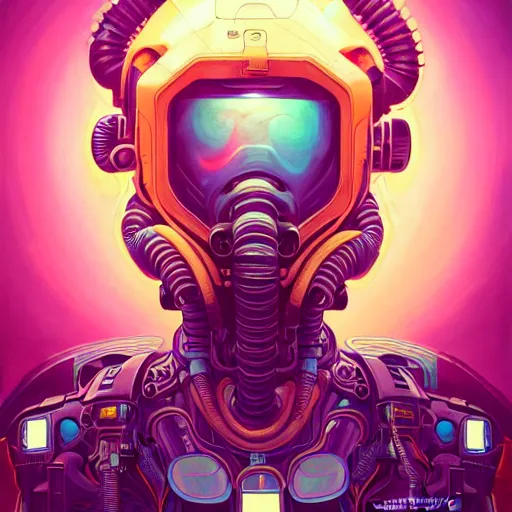 Image similar to high quality high detail portrait of a halo 3 diesel punk character in an alien world, tristan eaton, victo ngai, artgerm, rhads, ross draws, hyperrealism, intricate detailed, alphonse mucha, 8 k, sci - fi, pastel colors, artstation,