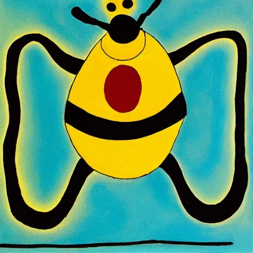 Prompt: bee in the style of kandinsky