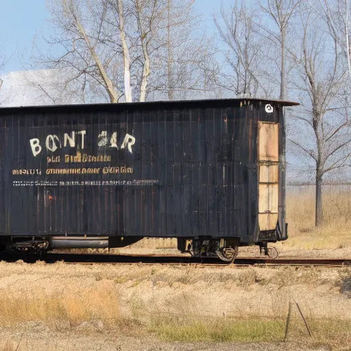 Image similar to a boxcar made of flesh and bone