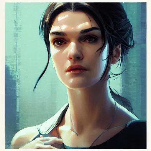 Image similar to rachel weisz portrait as manga girl, realistic shaded perfect face, fine details. anime. realistic shaded lighting poster by ilya kuvshinov katsuhiro otomo ghost - in - the - shell, magali villeneuve, artgerm, jeremy lipkin and michael garmash and rob rey