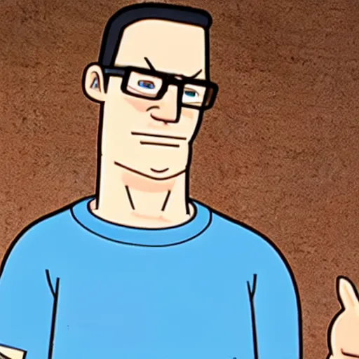 Prompt: Hank hill nft